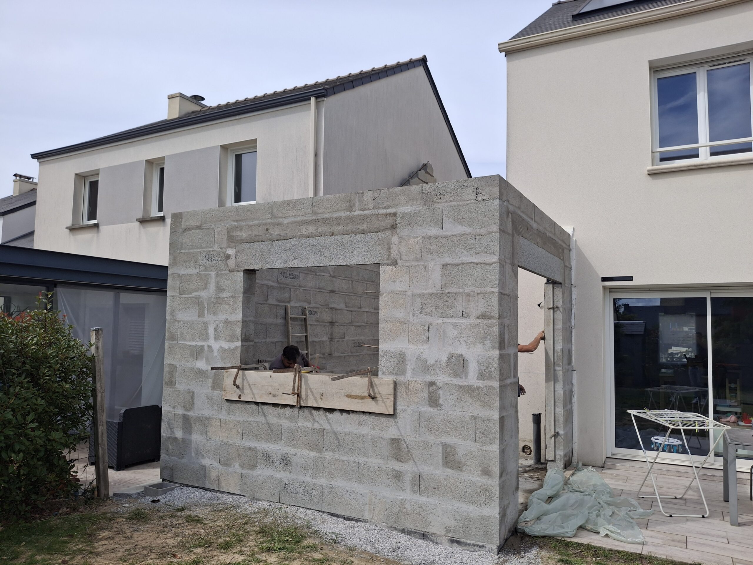 Extension pour une suite parentale &agrave; Sainte-Luce-sur-Loire, vue ext&eacute;rieure